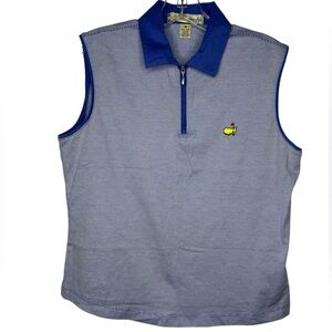 Magnolia Lane Masters Sleeveless Pima Cotton Golf Polo Shirt Medium